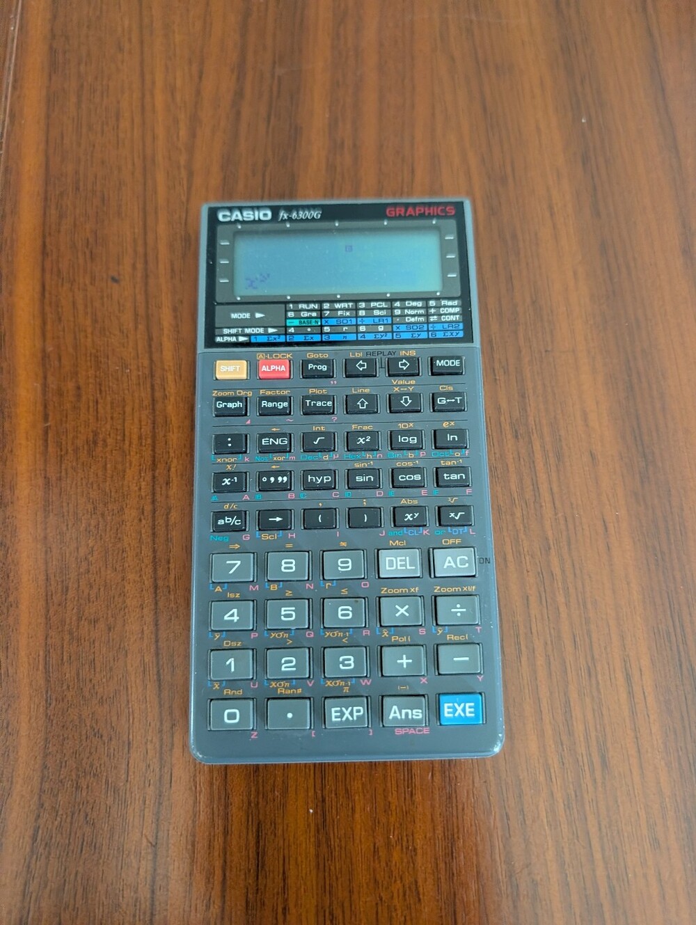 Casio fx-6300G Scientific Graphics Calculator with Cover Case Missing Back